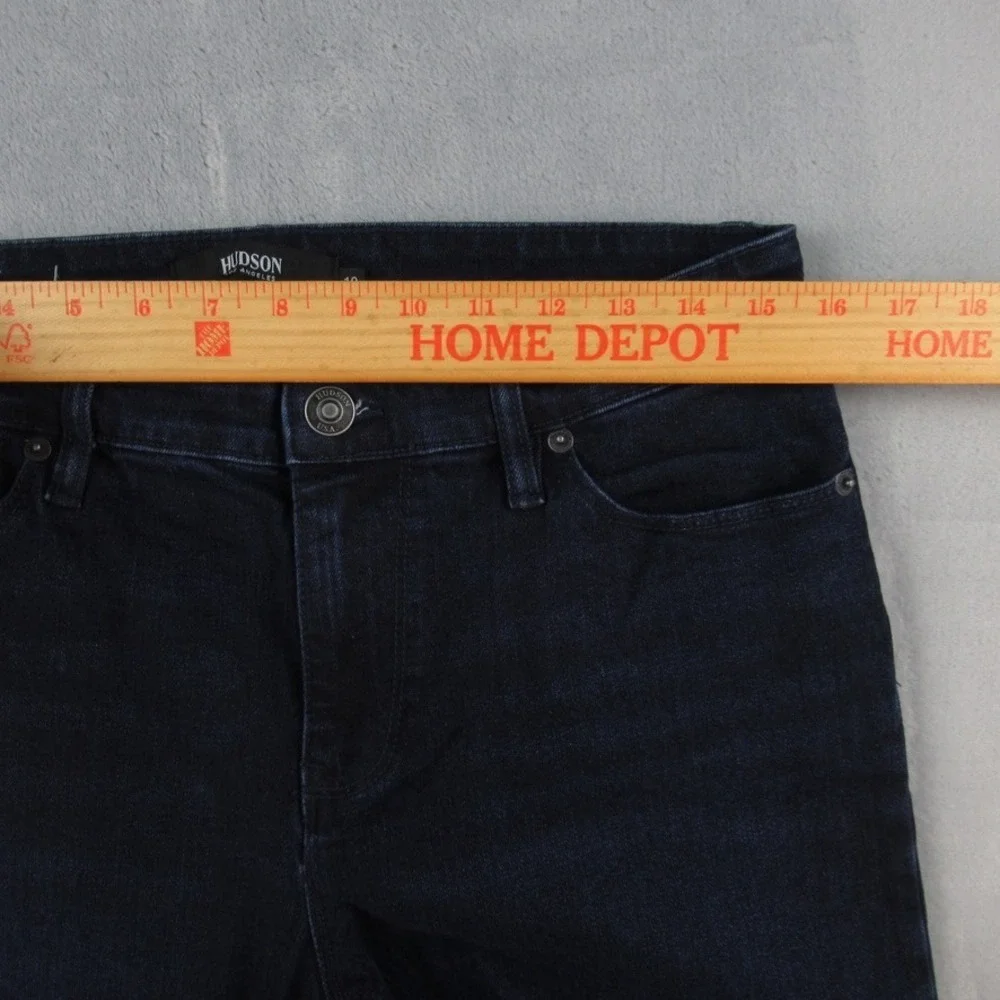 Hudson Los Angeles Jeans Womens 10 Straight‎ Leg Obscurity Blue 1900970 NWT